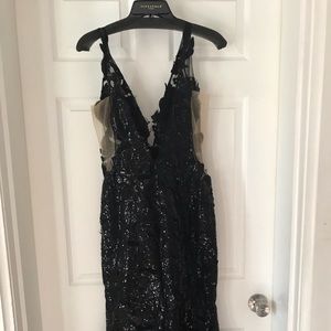 Sheer black Jovani dress, Sz 4